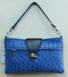 New Ostrich Pattern Leather Mini Handbag