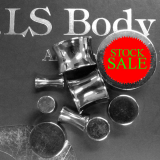 316L SS Body Jewelry, Tapered Plug, Solid