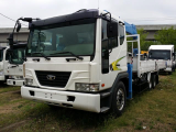 Daewoo Novus SE (used 2012) cargo truck with new crane DongYang SS1406( 7t,18.3m)