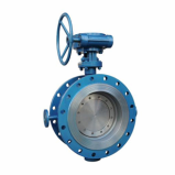 Gear Box insulation jacket-type Flanged  Metal Sealing Butterfly Valve