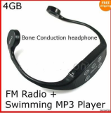 Bone conduction waterproof underwater swimmer mp3 player with FM