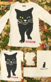 miaow T-shirts  cotton without bleach