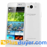POMP King 2 W99A - 5 Inch HD Android 4.2 Phone (1280x720, Quad Core 1.2GHz CPU, 1GB RAM, White)