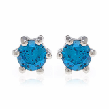 jewelkorea aqua blue earring- e467a