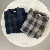 DE MARVI Kids Toddler Gingham Checked Natural Fit Causal Shirts Boys Clothes Korean Manufacturer 