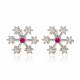 JewelKorea snowflake earring- E483R