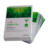 Face Sheet Mask _Green Tea Extracts_ for Moisturizing_ Soothing_ Brightening 
