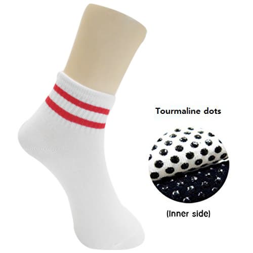 tourmaline far infrared foot massage socks | tradekorea
