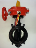 Wafer style butterfly valve