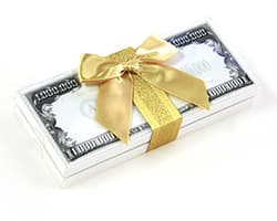 MONEY gold set [Rich memo pad]