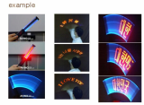 Lampex Swing Messenger - Text Display LED Light for Concert, Sport & etc
