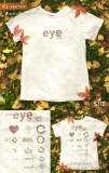 Eye test  organic cotton T-shirts