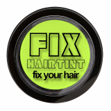 Pastel Hair Coloring Powder  'FIX HAIR TINT' - ELECTRIC LIME