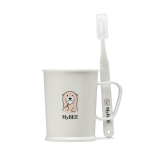 _MyBEE_ Kids Toothbrush _ Cup Set made from sugar cane