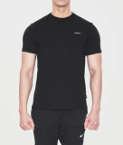 COTTON MODAL VITALITY LOGO PRINTED MUSCLE FIT _BLACK_