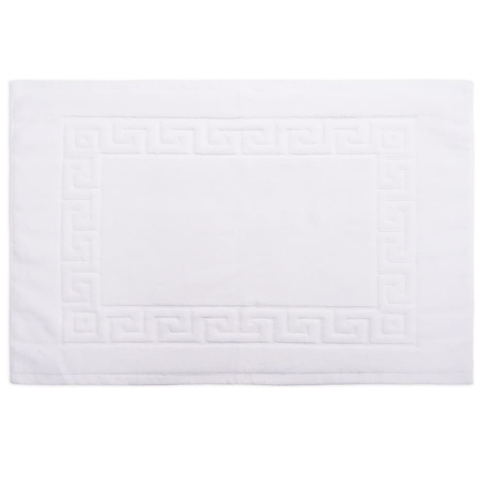 Pure Cotton Hotel Best Quality Bath Mat Towel Bathroom Rug Greek