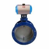 Pneumatic actuator Flanged Ventilating Butterfly Valve