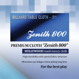 ZENITH 800 _ PREMIUM BILLIARD TABLE CLOTH