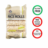 Gluten Free Crunchy Rice Snack Roll
