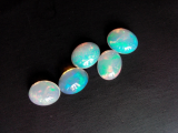 Natural Ethiopan Opal cabochon 7×5 mm Oval 5 pieces