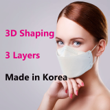 3 Dimensional Triple Layer Face Mask for Personal Protection