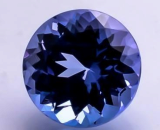 Natural Tanzanite 7 mm round AAA Colour 1 Piece