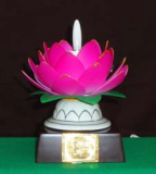 electric candle (lotus flower for temple)