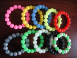 2012 silicone bead bracelet