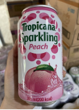 Tropicana sparkling drinks can 355ml 