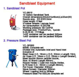 Sandblasting hopper,sandblast pot,sandblast equipment,sandblast machine