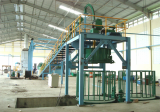 Copper scrap continuous casting and rolling line