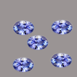 Natural Tanzanite A quality 7×5 mm oval shape 5 piece