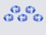 Natural Tanzanite A quality 3×5 mm oval shape 5 piece