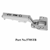 Clip-furniture hinge, 110degree opening angle