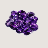 Natural Amethyst AA Quality 4×6 mm Faceted Oval 10 pcs lot