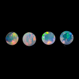 Natural Ethiopian Opal 6 mm Round 4 pieces