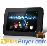 Xinc - 9mm Ultra Thin Android 4.0 Tablet PC with 7 Inch Capacitive Screen, 1.2GHz CPU, HDMI (Black)