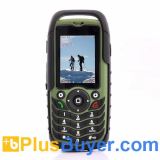 Fortis - Rugged Dual SIM Mobile Phone - Green (Shockproof, Dustproof, Waterproof)