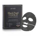 PETITFEE _Black Pearl _ Gold Hydrogel Mask Pack 32g _5pcs