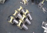 Unit has flat base plate Cable Rollers  Nylon Cable Roller