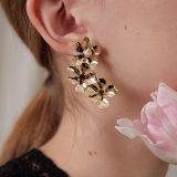 Fashion Jewelry_Floral garden earring