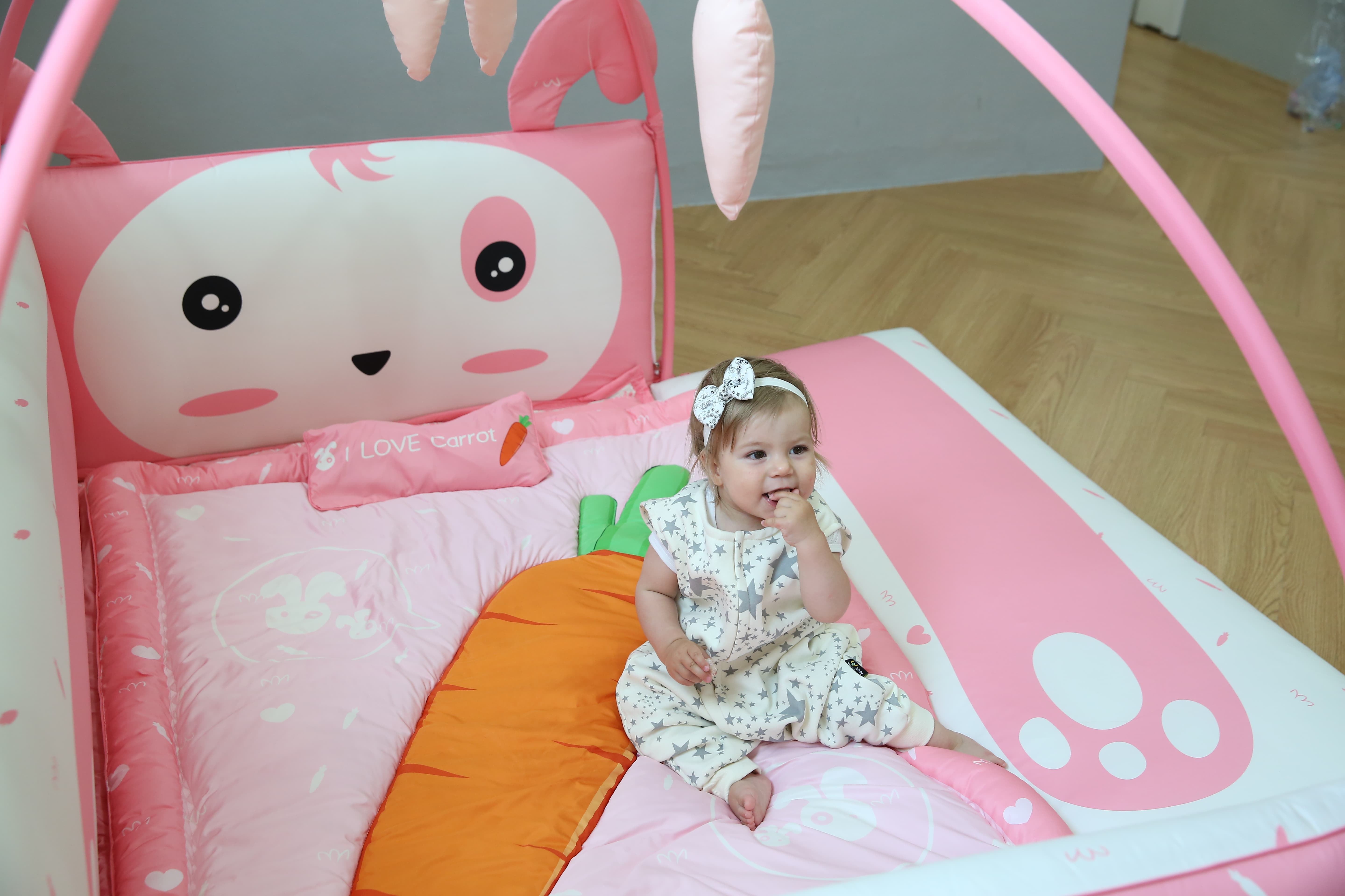 Lol co.,ltd - Microfiber Foldable Baby Bumper Bed