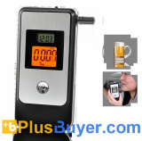 Breathalyzer with Dual LED Display and Retractable Mouthpiece