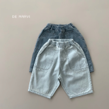 DE MARVI Kids Toddler Baggy fit Thin Jenas Boys Girls Denim pants summer fashion Wholesale Korean