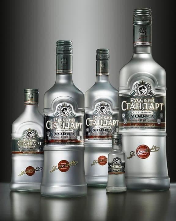 Premium Russian Vodka PRINT AD РУССКИЙ СТАНДАРТ Pure Russian Vodka Wall  Decor