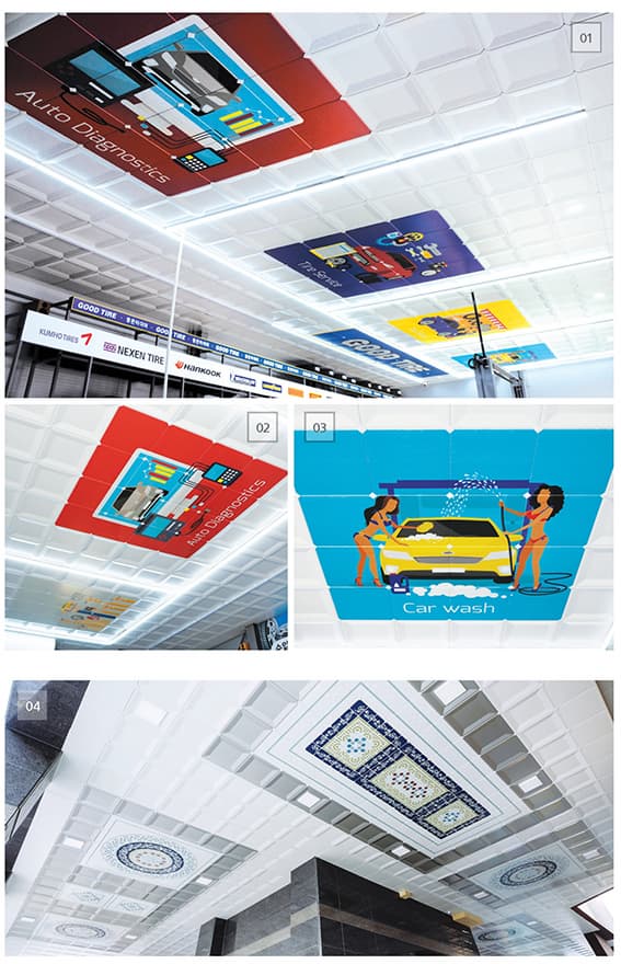 Dmc Fire Resistant Design Metal Ceiling Panels Tradekorea