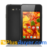 Thunder - 4 Inch Budget Android 4.2 Phone (800x480, Dual Core 1GHz CPU, GPS, 4GB Memory, Black)