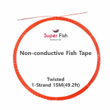 Twisted 1_strand fish tape 15M_49_2ft_ Red from Korea_