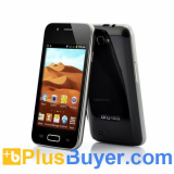 Black Sands - 4 Inch Budget Android Smartphone - Black (Dual SIM, 1GHz CPU