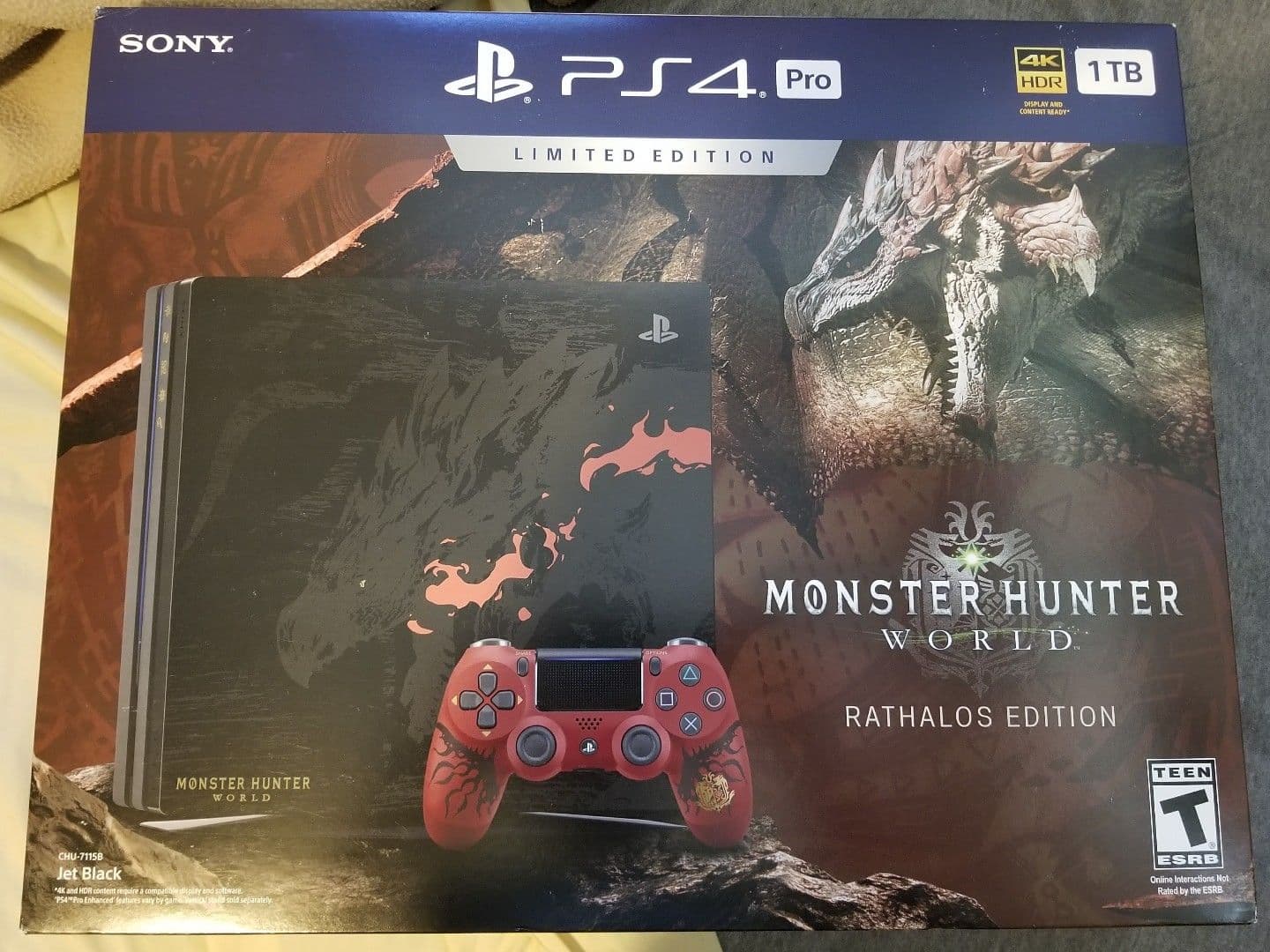 Brand New PS4 Pro Monster Hunter World Limited Edition Ratha | tradekorea